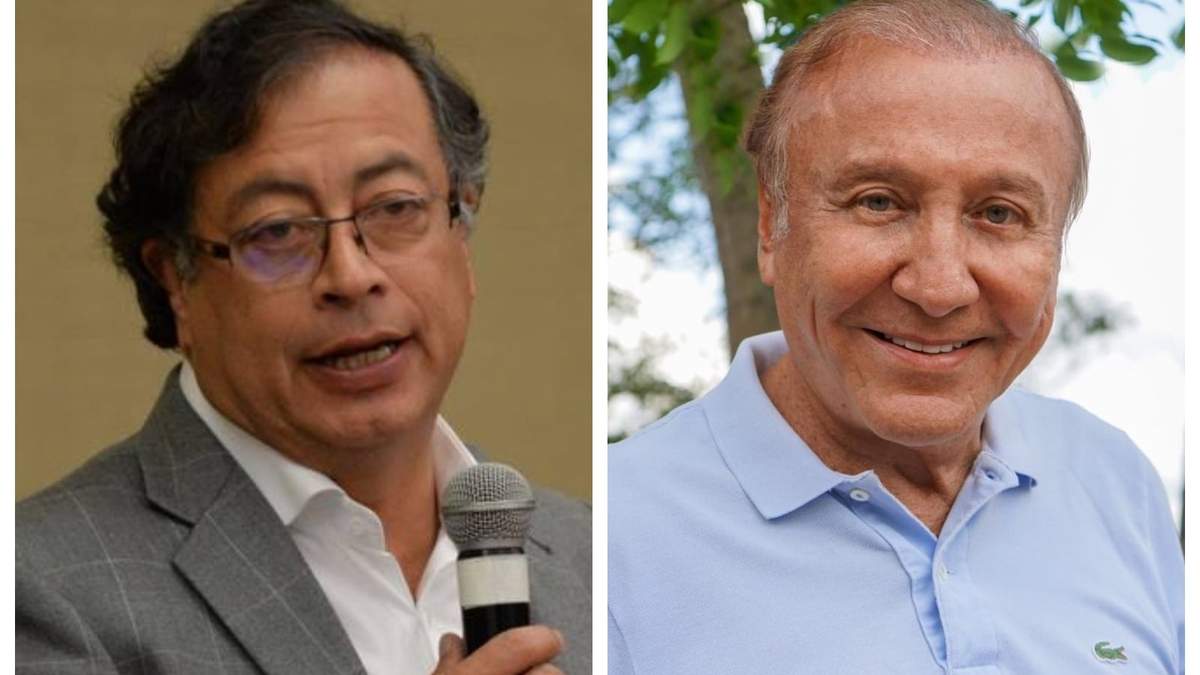 Gustavo Petro y Rodolfo Hernández, candidatos a la Presidencia de Colombia