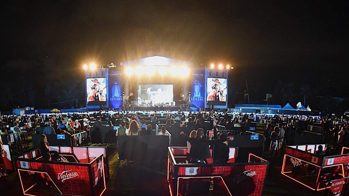 El concierto de los Ángeles Azules en el Autódromo