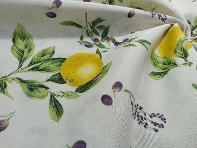 Con limones y naranjas, hacé el estampado artesanal más lindo y orginal para tus manteles y repasadores