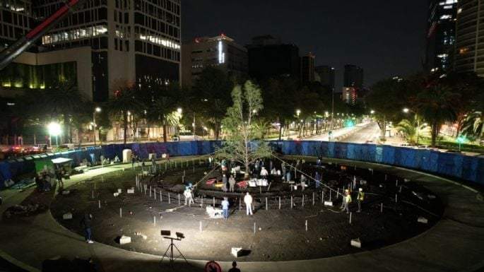 Glorieta de los desaparecidos en Reforma