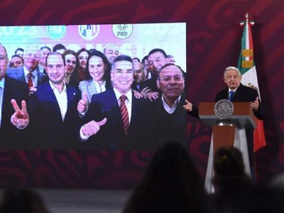 “No puede presentarse un contubernio así tan descarado”: AMLO sobre coalición entre PRI y PAN