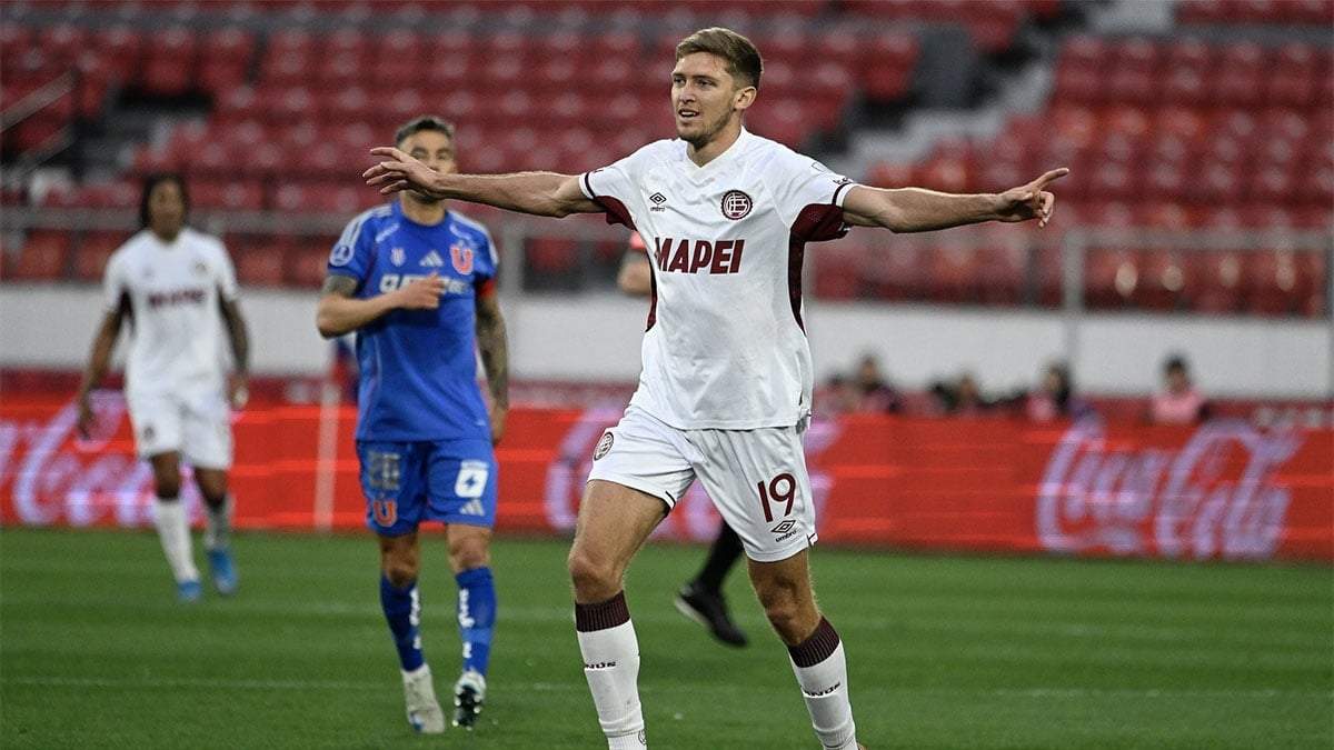 Rodrigo Castillo se despachó con un doblete para Lanús, que se durmió.