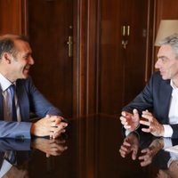 Tren Norpatagónico: Omar Gutiérrez se reunió con el ministro de Transporte de la Nación