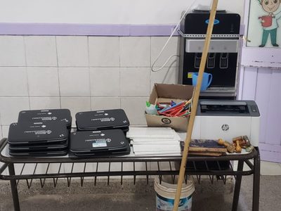 Recuperaron parte de los elementos robados de la Escuela 273 de San Patricio del Chañar