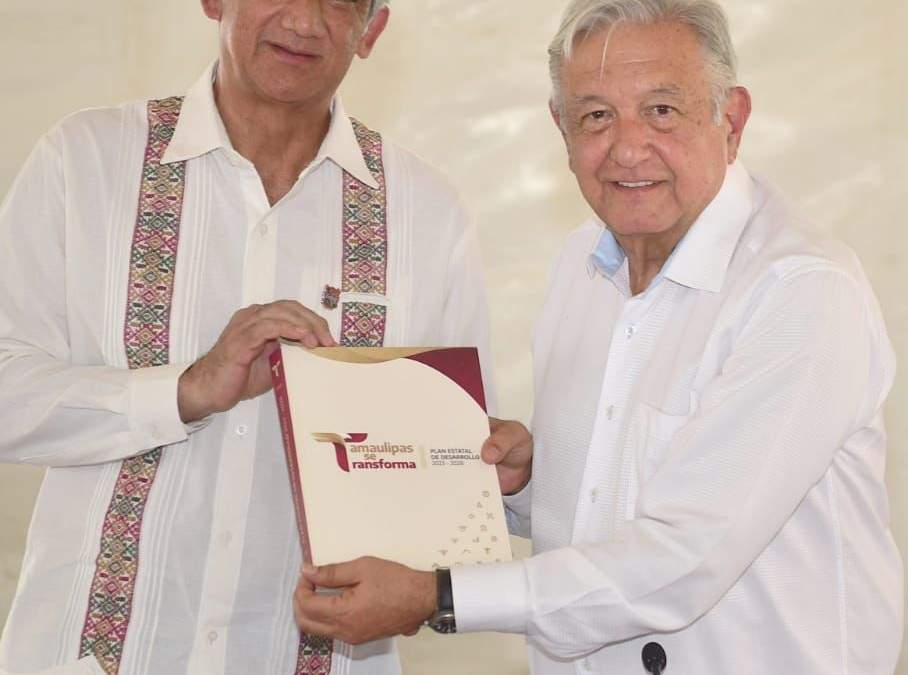 Visita AMLO aduanas de Tamaulipas y anuncia inversión por 10 mil mdp
