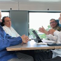 AMLO presume nuevo recorrido en el Tren Maya acompañado por Slim