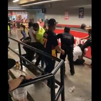 Video muestra pelea de aficionados en el juego de los Sultanes contra los Charros