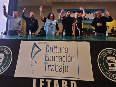 Camioneros Mendoza, lanzó el partido Cultura Educación y Trabajo (CET)