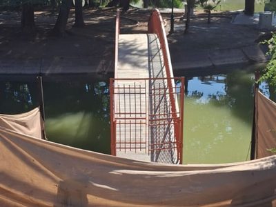 La misteriosa clausura de la isla del lago en el Parque General San Martín