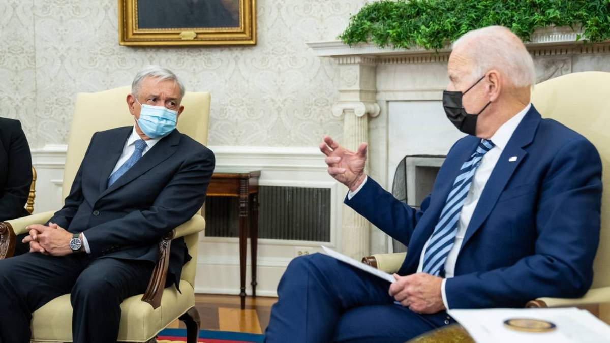 Los presidentes Andrés Manuel López Obrador y Joe Biden