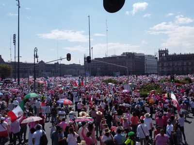 Así publicaron los medios internacionales la marcha en defensa del INE