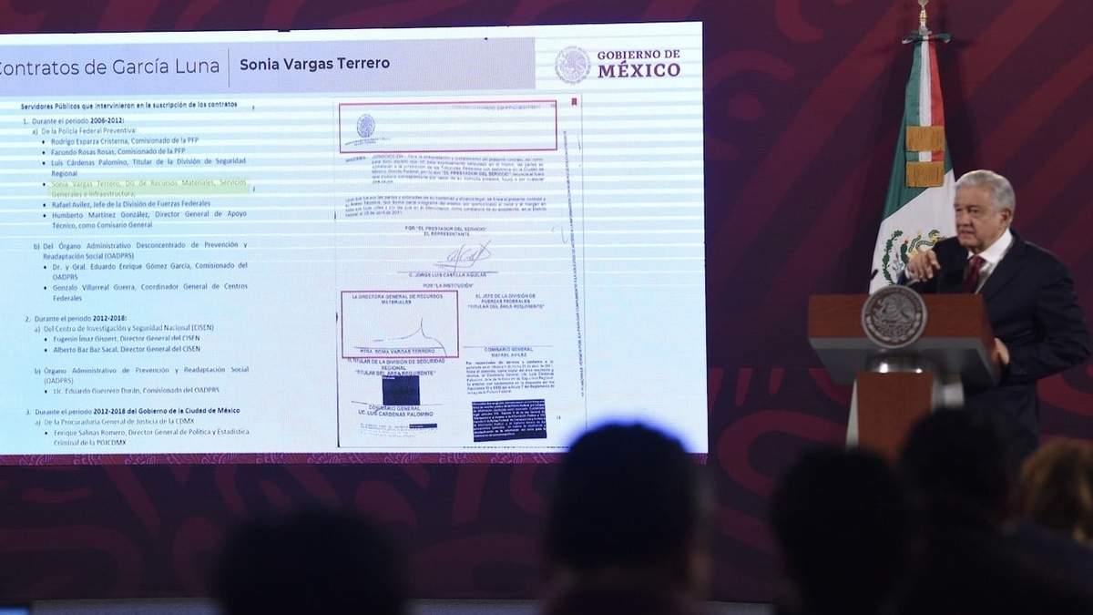 Vargas Terrero firmó contratos con empresas bajo investigación de la UIF, dijo el mandatario