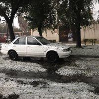 Lluvia con granizo afecta a 11 delegaciones de la capital
