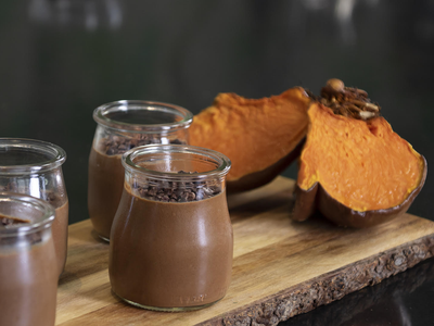 Mousse de chocolate y calabaza: un postre económico, muy fácil de hacer y que te va a volar la cabeza