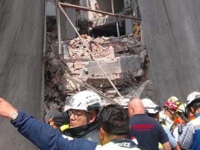 Recuperan cuerpos de los tres trabajadores que quedaron atrapados en edificio de San Antonio Abad