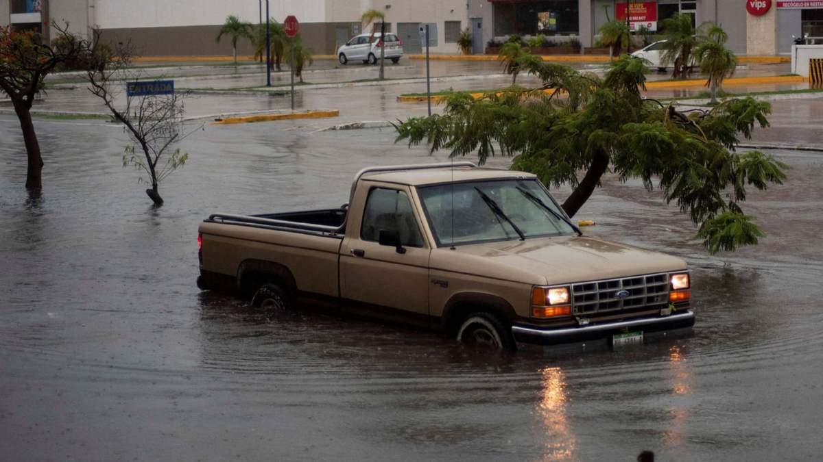 Inundaciones por la tormenta Cristóbal, en México. Fuente: (Instagram).
