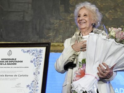 En el Día de la Democracia, Estela de Carlotto celebró la jornada de hoy