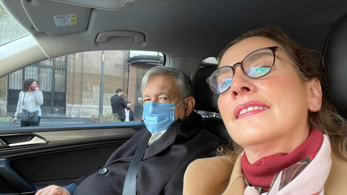 El presidente López Obrador y su esposa, Beatriz Gutiérrez Müller
