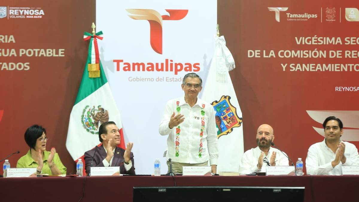 El agua de Tamaulipas está en buenas manos”, le dicen legisladores federales al gobernador Américo Villarreal
