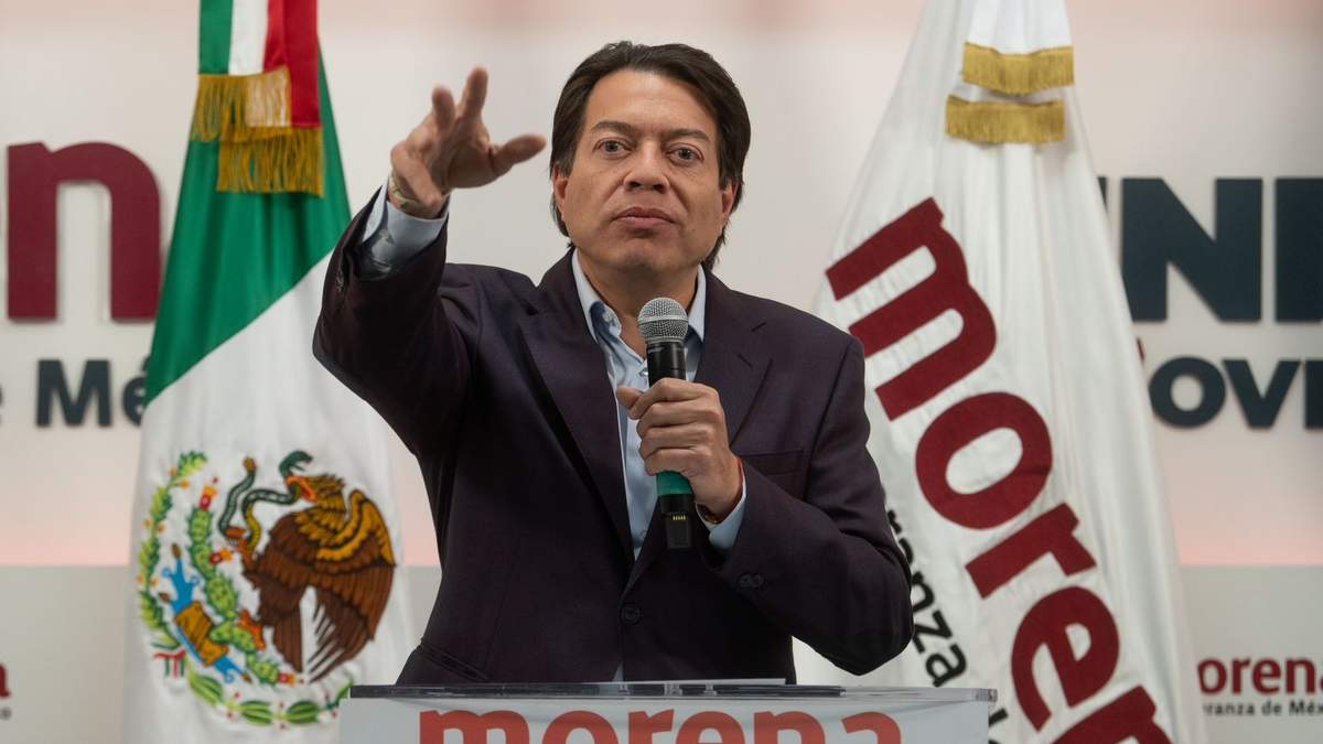 Mario Delgado, en conferencia