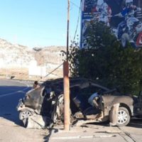 Sobre la ruta 22: un joven sufrió un brutal accidente automovilístico