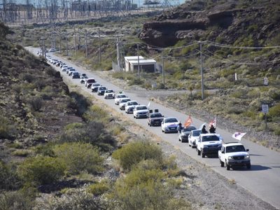 Caravana por la restitución de las represas hidroeléctricas a Neuquén y Río Negro