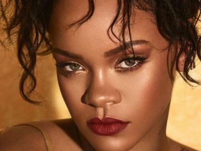 ¡Rojo pasión! Rihanna se prueba las prendas de su nueva colección y es un delirio total