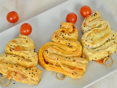 Arbolitos de Navidad salados: prepará esta receta tan deliciosa con 1 tapa de pascualina, jamón y queso
