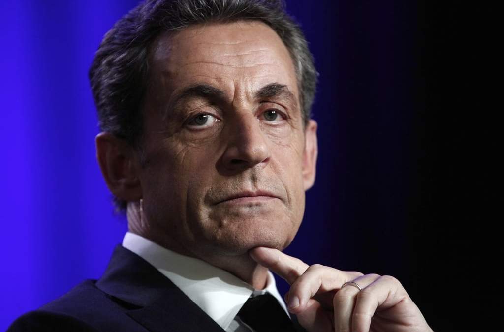 El expresidente francés Nicolas Sarkozy en Asnieres, en las afueras de París, el 24 de marzo del 2015