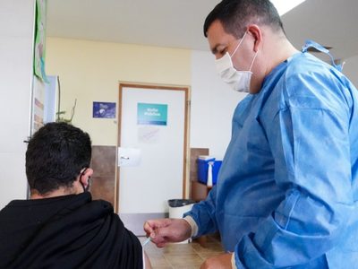 Continúa la vacunación en la provincia, con jornadas sin turnos previos