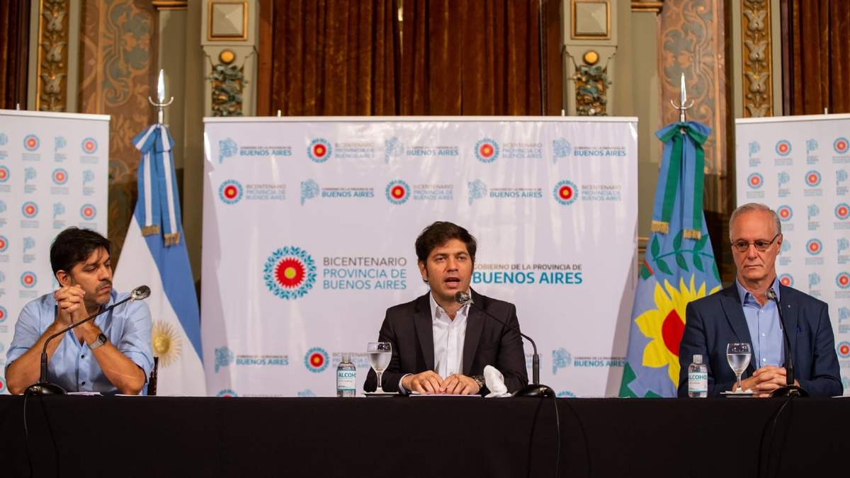 Gobernador Axel Kicillof. Fuente: (Twitter)