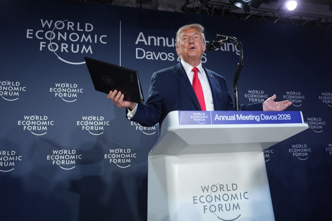 Trump en Davos Foto Evan Vucci  AP