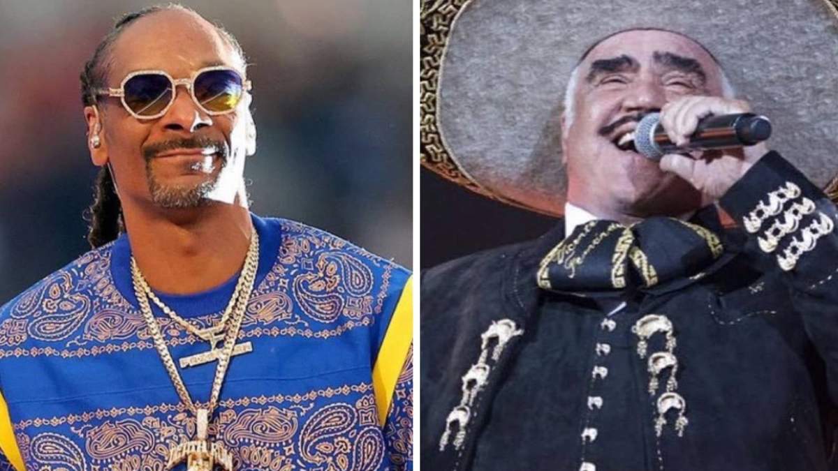 El rapero y el fallecido cantante mexicano