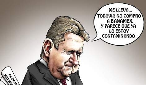 Vista previa de "El efecto Larrea", cartón de José Antonio Rodríguez