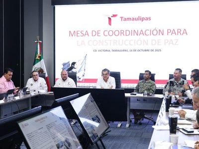 Instruye Américo Villarreal a mantener vigilancia permanente en zona conurbada ante crecida del Pánu