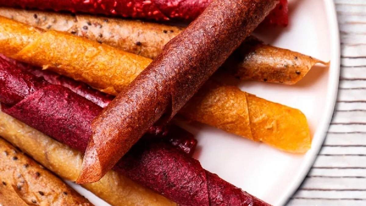 Snack con cáscaras de las frutas. Fuente: (Instagram)