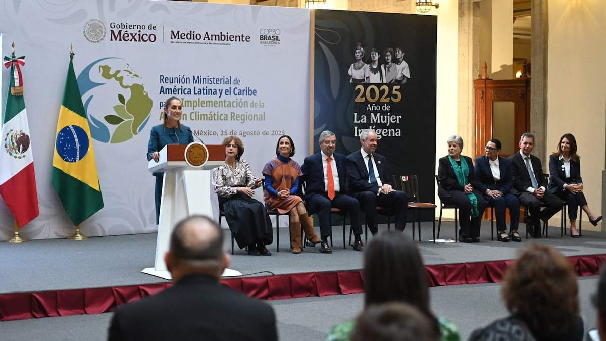 Sheinbaum inauguró la primera Reunión Ministerial de América Latina y el Caribe para una Acción Climática Regional