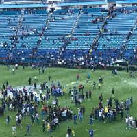 La violencia empaña el partido de "leyendas" América-Cruz Azul