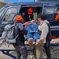 Rescataron a un hombre tras un accidente en caballo en Potrerillos