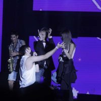 “Sí, quiero”: la increíble propuesta de casamiento en medio de la Fiesta de la Confluencia