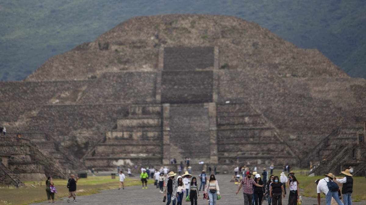 La pirámide de la Luna de Teotihuacán