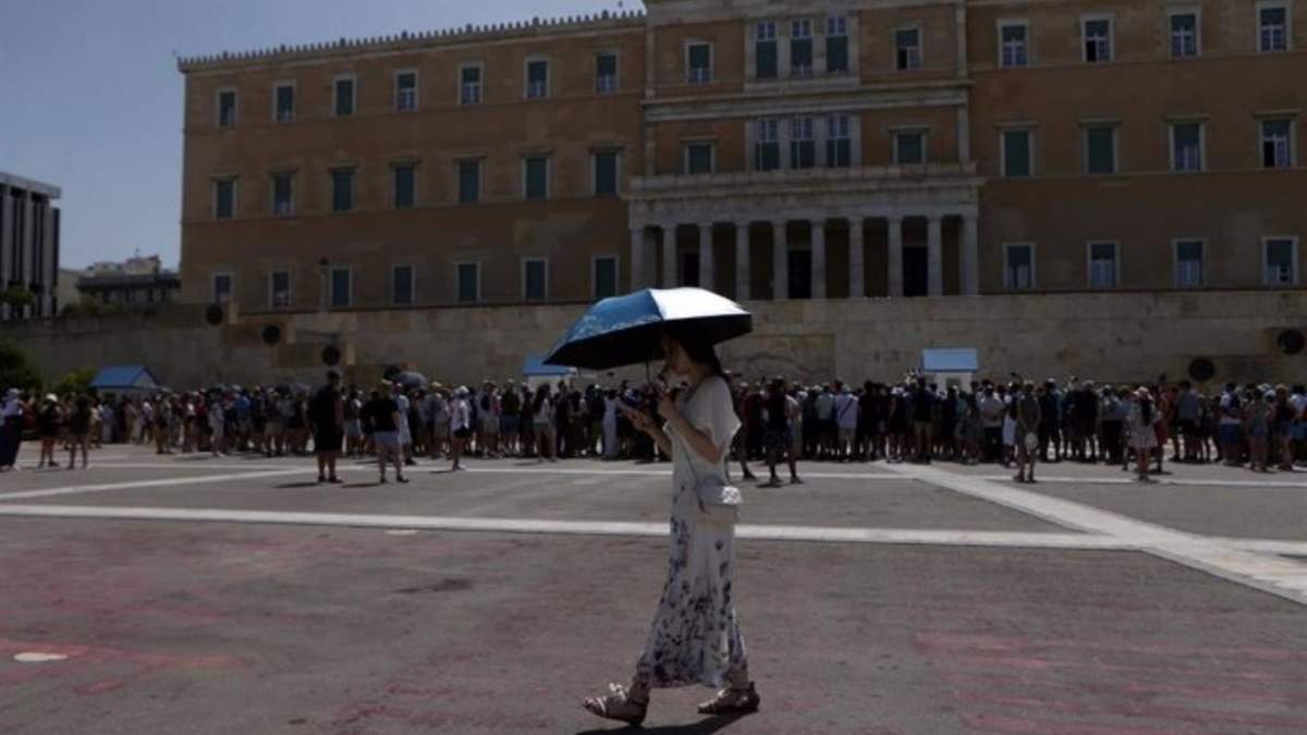 Ola de calor en Grecia
