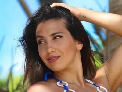 Desde Punta del Este, Cinthia Fernández sorprendió con su microbikini y un audaz vestido playero