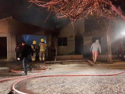 Terrible explosión en Cipolletti: hay cuatro personas heridas