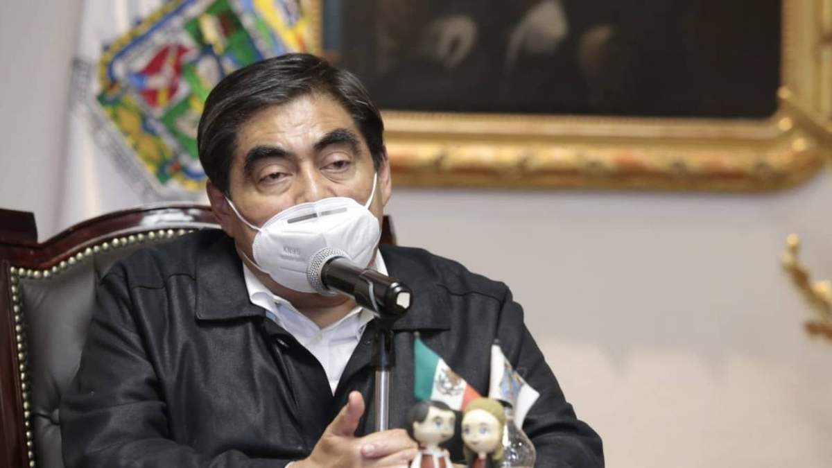 El gobernador de Puebla en su conferencia de prensa