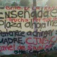 Cuelgan narcomanta cerca de la casa del alcalde de Ensenada