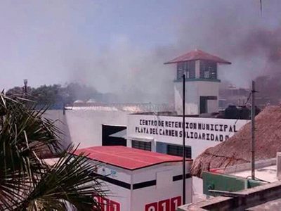 Motín en penal de Playa del Carmen deja al menos 22 reos lesionados