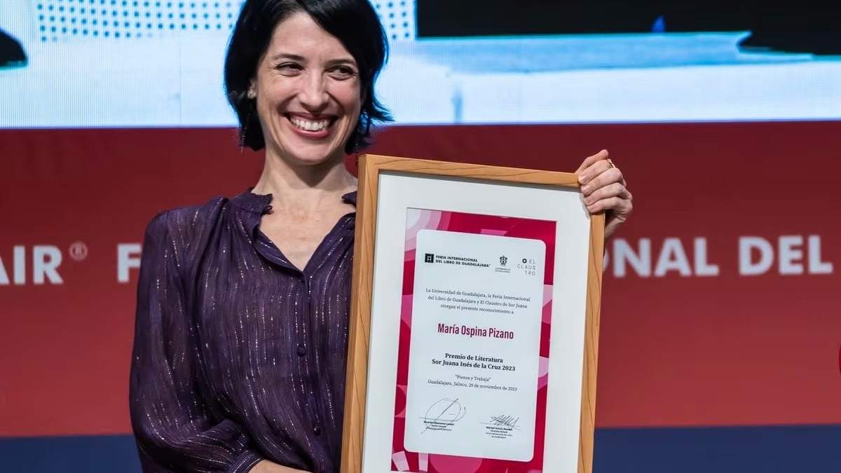 María Ospina Pizano. Premio Literatura Sor Juana Inés de la Cruz 2023