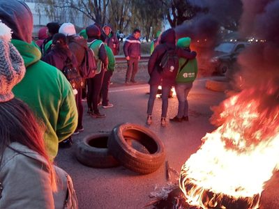 Más problemas en el tránsito: ATE se manifiesta en los puentes
