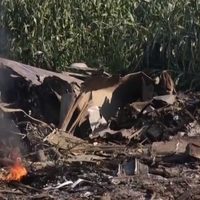 Al menos ocho muertos, tras estrellarse un avión de carga en el norte de Grecia